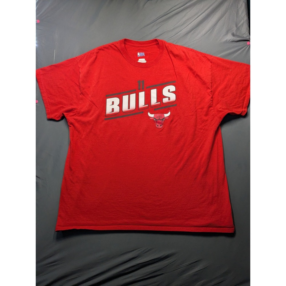 NBA Chicago Bulls DeMar DeRozan 11 Red Graphic T-Shirt Mens 2XL XXL